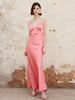 Clara | Elegantes Maxikleid mit Falten und Rückenausschnitt