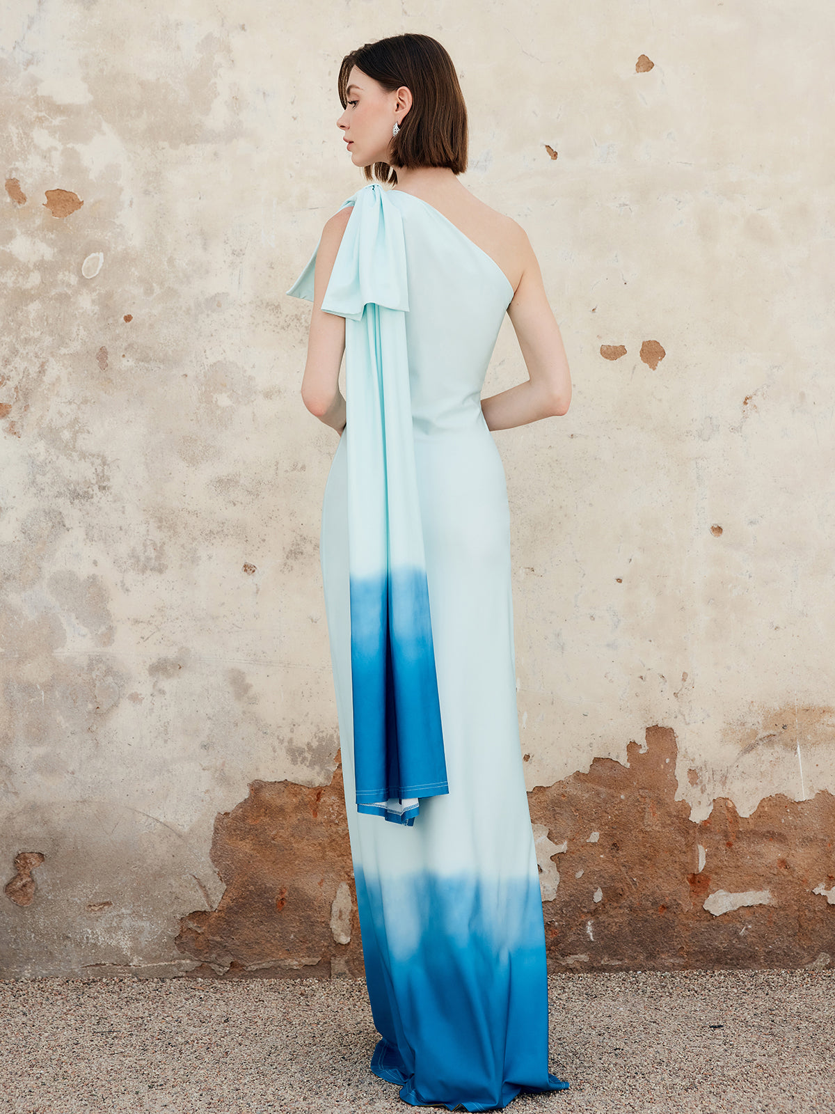 Sophie | Elegantes asymmetrisches Maxikleid