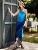 Klara | Asymmetrisches Maxikleid mit Farbverlauf