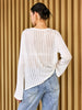 Lukas | Semi-Transparenter Langarm-Pullover