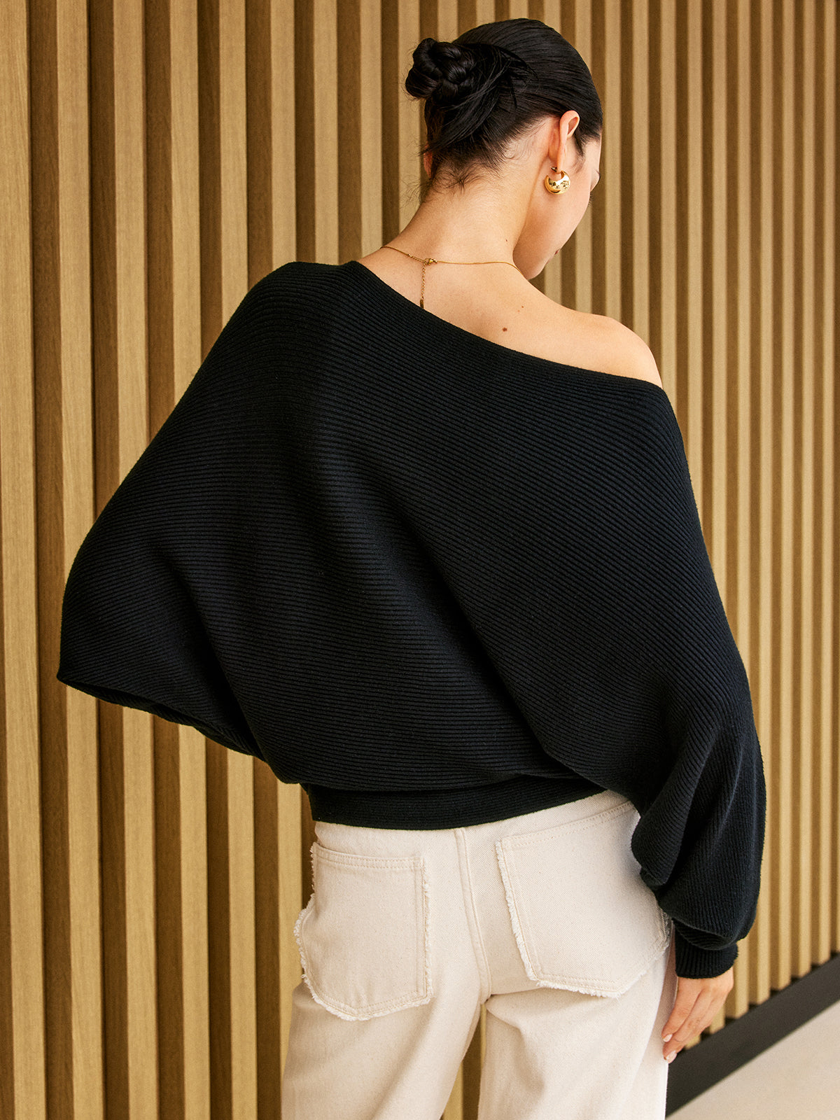 Kati | Eleganter Pullover mit kalten Schultern