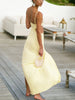 Clara | Asymmetrisches Maxikleid mit sexy Schlitz