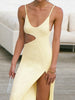 Clara | Asymmetrisches Maxikleid mit sexy Schlitz