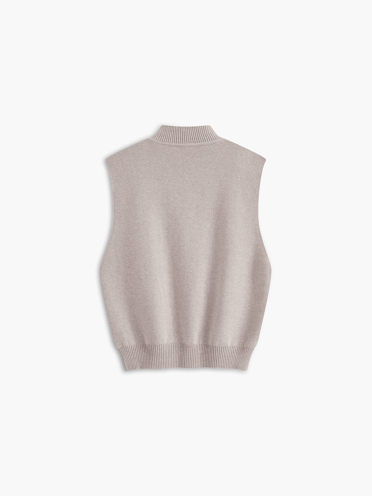 Felix | Elegante Pullover-Weste mit Stehkragen