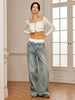 Anton | Kontrastnaht Denim Jeans