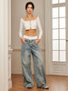 Anton | Kontrastnaht Denim Jeans
