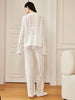 Lina | Kariertes Drawstring-Hosen Set