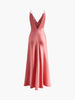 Clara | Elegantes Maxikleid mit Falten und Rückenausschnitt