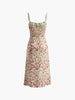 Lara | Midi Kleid mit floralem Print