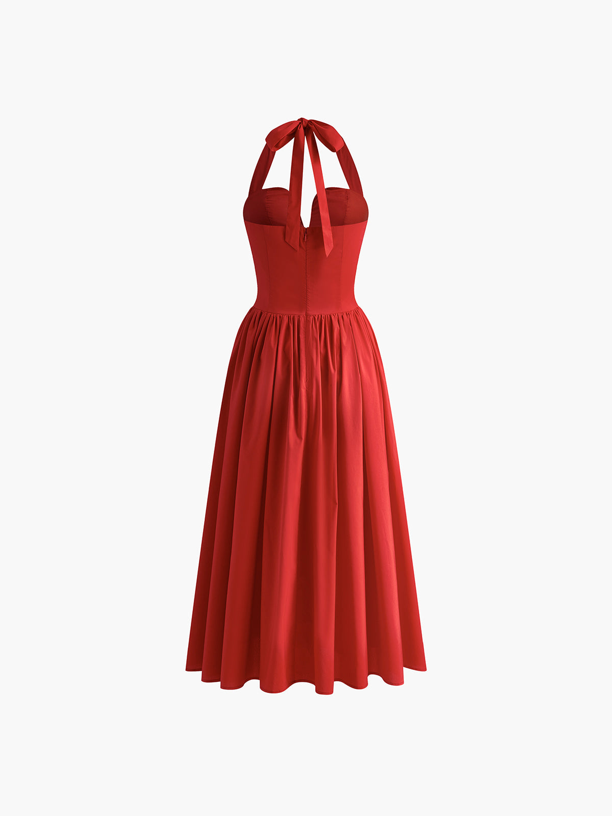 Laura | Bezauberndes Halter Midi Kleid