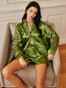 Leon | Satin Shorts Set