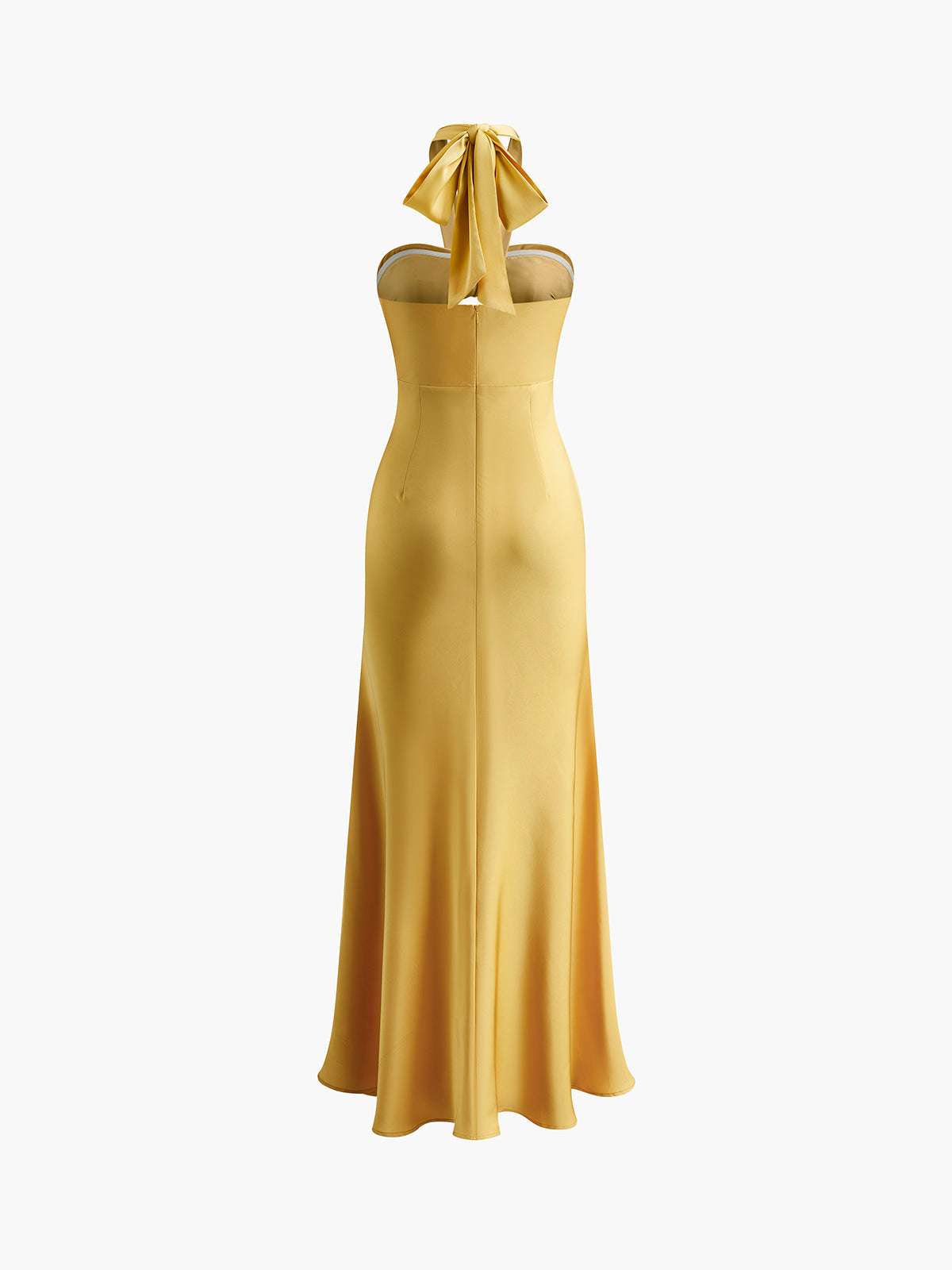 Livia | Elegantes Satin-Halterkleid