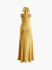 Livia | Elegantes Satin-Halterkleid