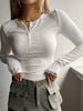 Leonie | Everyday Rib Langarm-Top