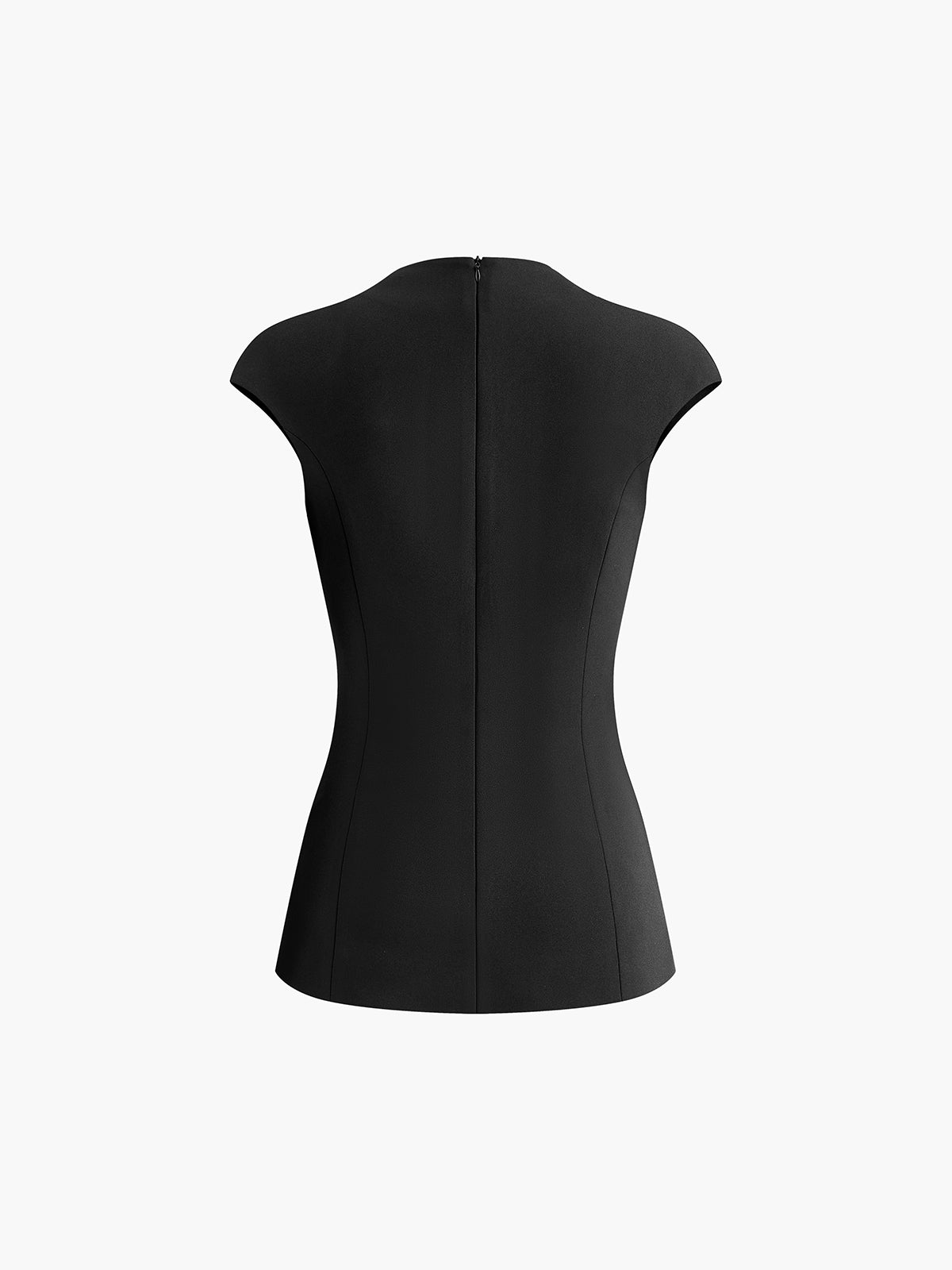Clara | Minimalistische Piping-Korsett-Reißverschlussbluse