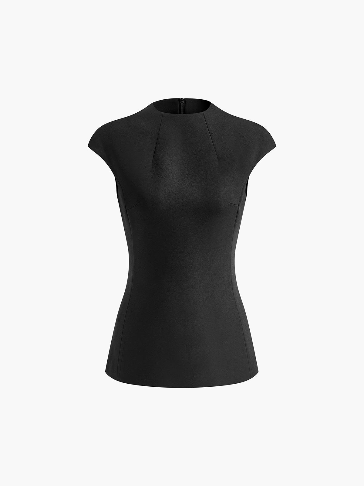 Clara | Minimalistische Piping-Korsett-Reißverschlussbluse