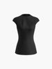 Clara | Minimalistische Piping-Korsett-Reißverschlussbluse