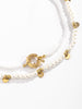 Luisa | Perlenbesetzte Goldene Hoop-Kette