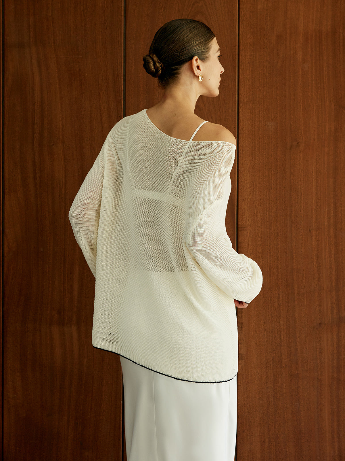 Mia | Eleganter Sim-Sheer Pullover