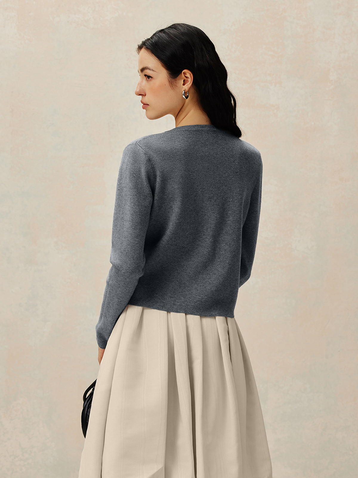 Julia | Eleganter Knopf-Strick-Cardigan