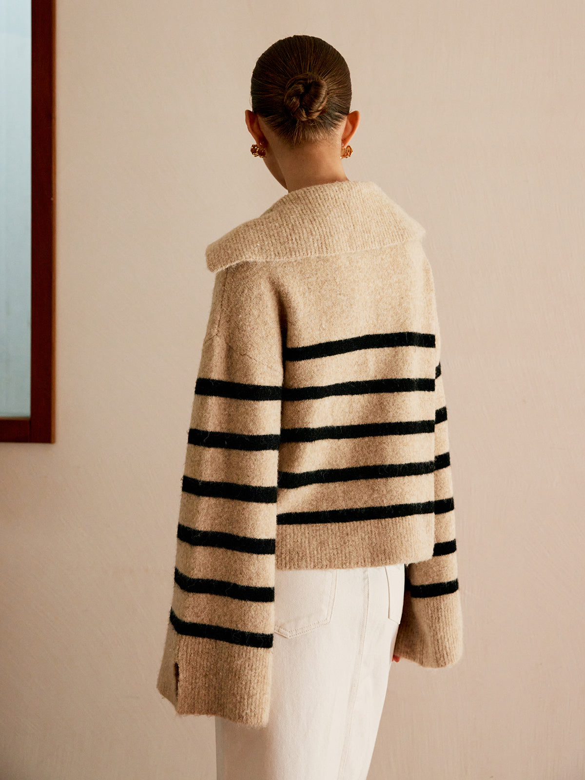 Feli | Oversize Gestreifter Pullover