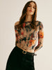 Stilvolle Crop Bluse | Retro Asymmetrische Kragen Bluse
