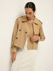 Max | Eleganter Zweireihiger Trenchcoat mit Revers