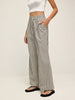 Anna | Elegante Hochbund Hose mit Streifenoptik