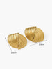 Clara | Chunky Goldene Gedrehte Ohrringe