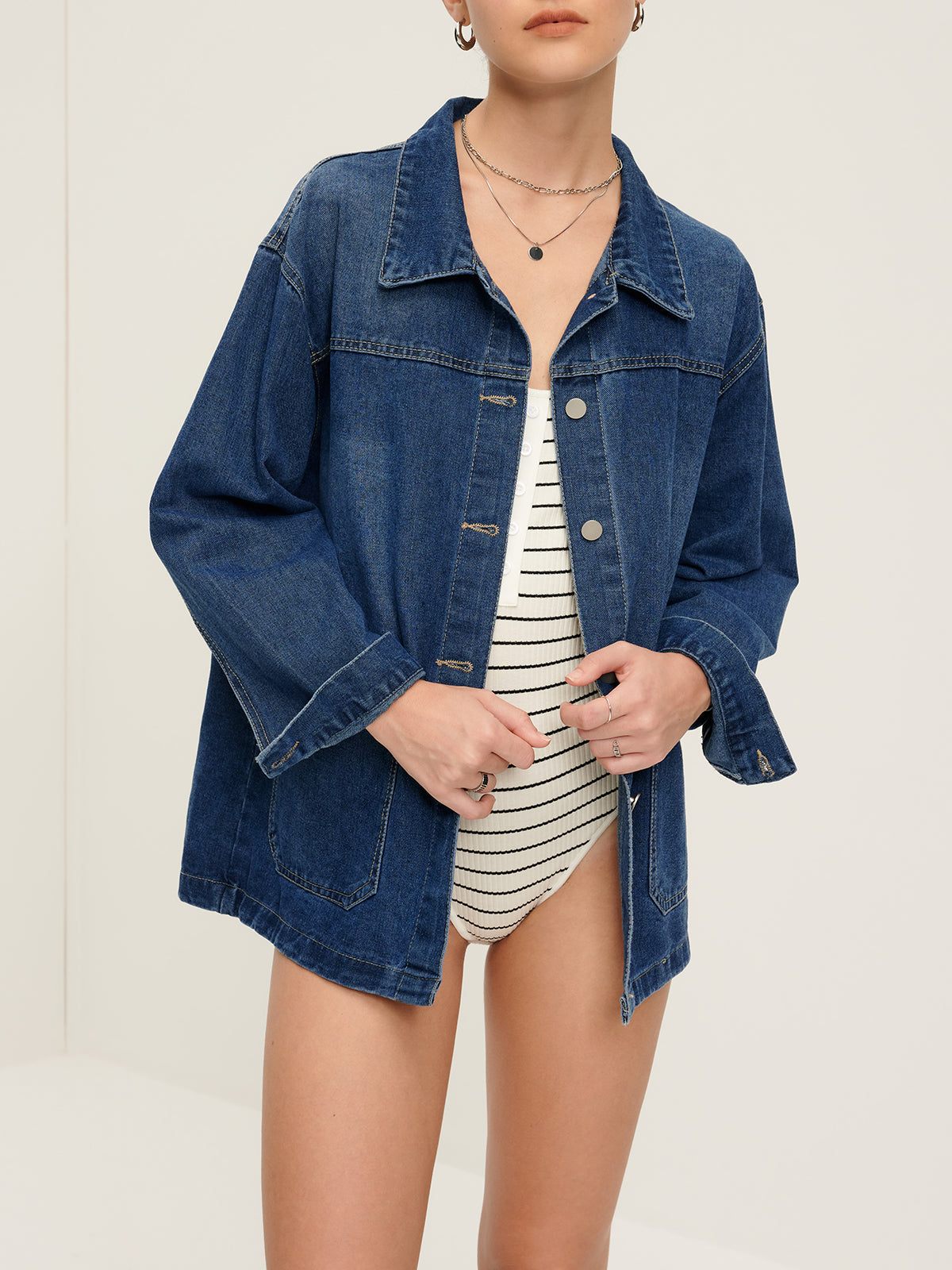 Max | Lässige Denim-Jacke mit Revers