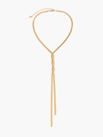 Lara | Elegante Quasten-Halskette in Gold