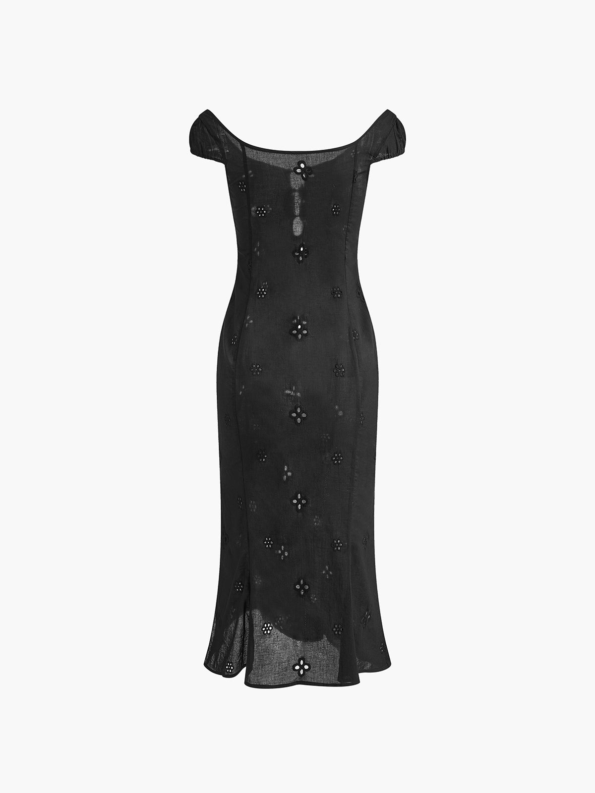 Clara | Elegantes Midi-Kleid mit Schlüssel-Ausschnitt