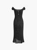Clara | Elegantes Midi-Kleid mit Schlüssel-Ausschnitt
