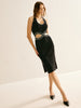 Clara | Verführerisches V-Ausschnitt Halter Kleid