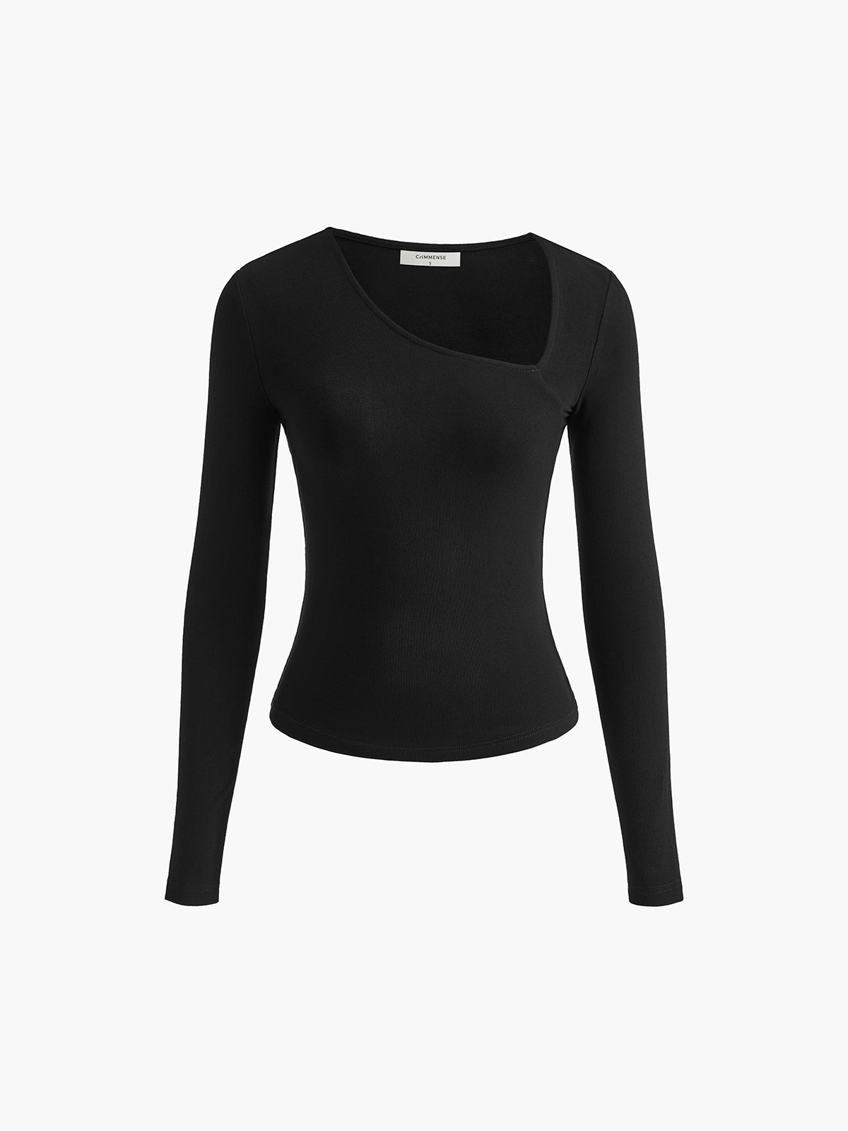 Emma | Asymmetrisches Longsleeve T-Shirt