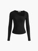 Emma | Asymmetrisches Longsleeve T-Shirt