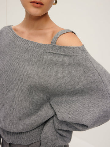 Sofie | Lässiger Off-Shoulder Pullover