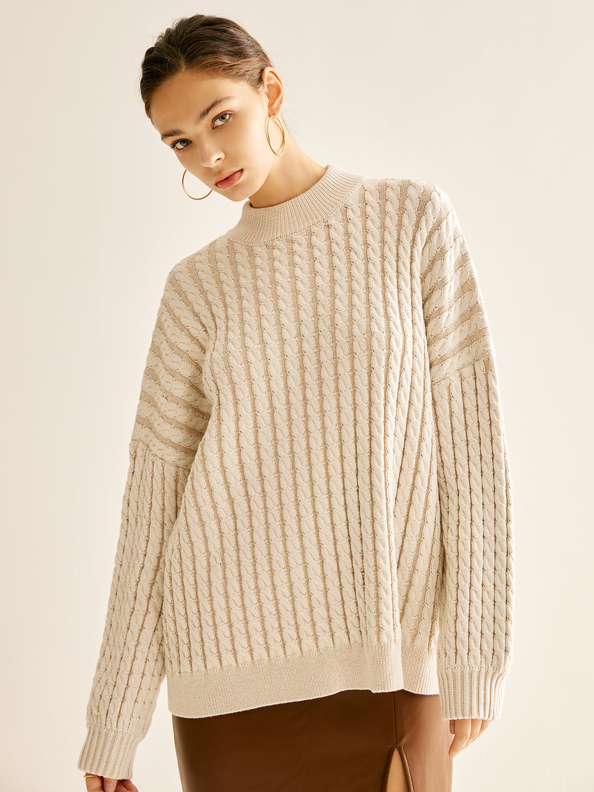 Max | Minimalistischer Kabelpullover