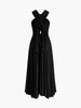 Clara | Knielanges Plissee-Kleid