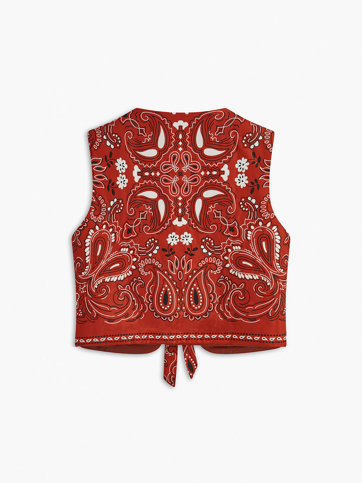 Vanessa | Paisley-gedrucktes Top mit Bindung