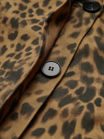 Lara | Leo-Trenchcoat mit Leopardenmuster