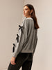 Leon | Verspielter Rundhals-Sweatshirt mit Schleife