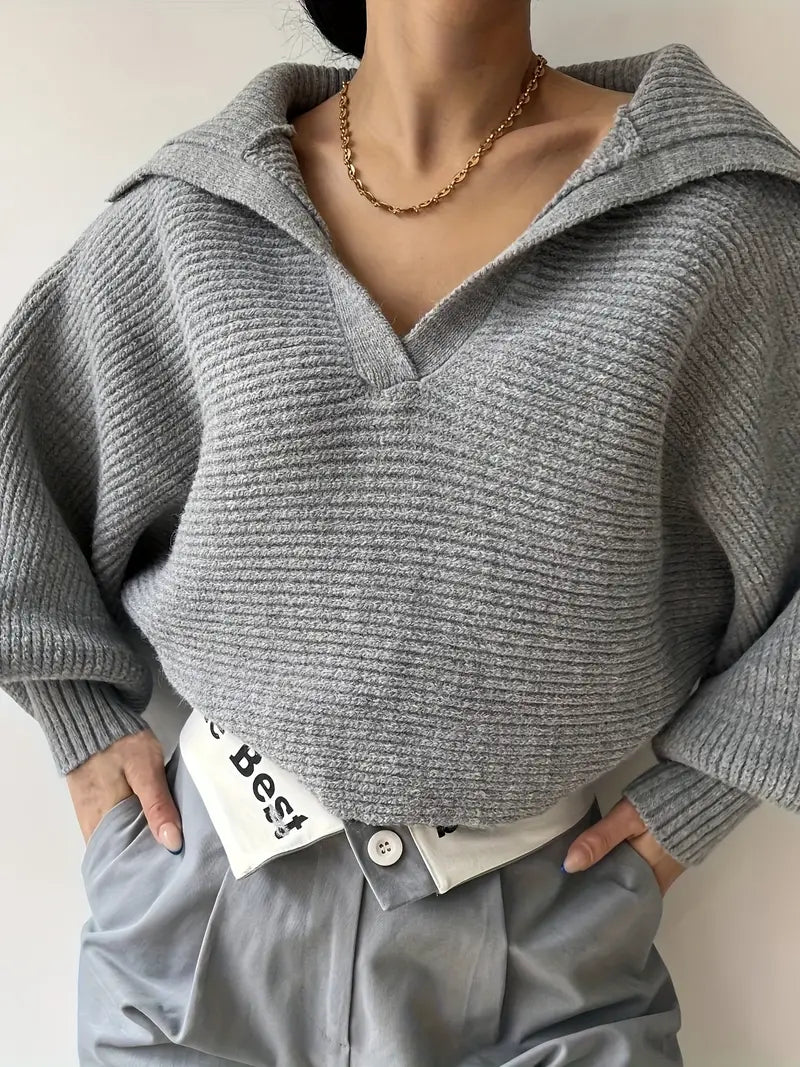 Max | Lässiger Pullover mit Kragen