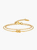 Leonie | Elegantes Doppellagiges Knotenarmband