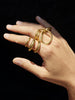 Leon | Unregelmäßiger Frühling-Twist-Ring