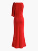 Lena | Elegantes geknotetes ärmelloses Maxikleid