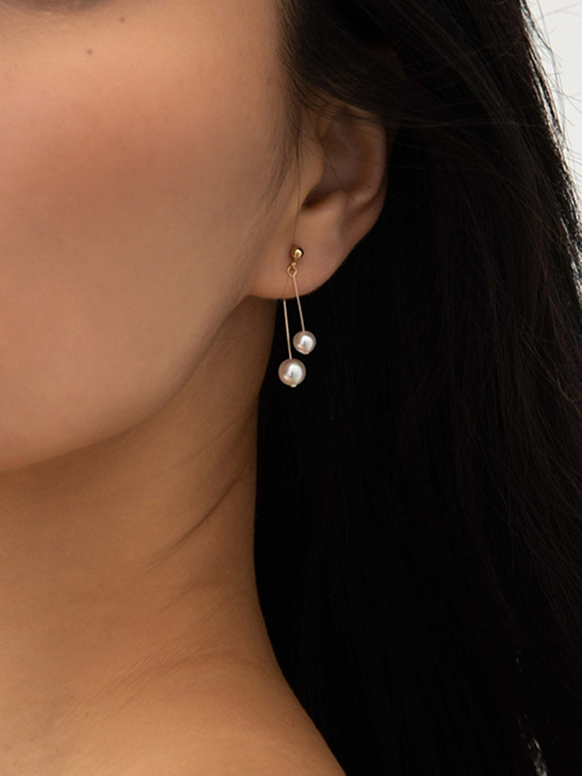 Romy | Elegante Perlenohrringe