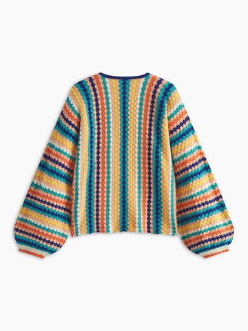 Laura | Regenbogen Cardigan