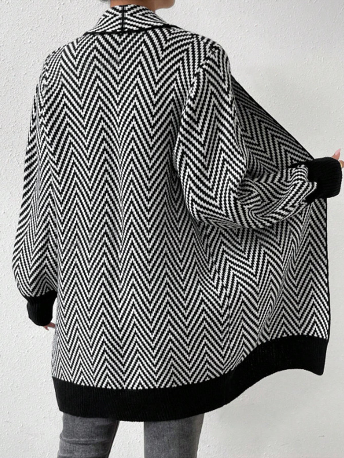 Clara | Vintage Chevron Strick-Outerwear