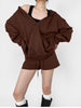 Max | Oversized V-Neck Hoodie mit Taschen